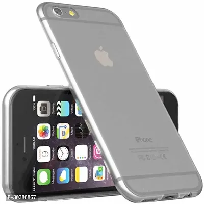 Coverblack Shock Proof Rubber Back Cover For Apple Iphone 6S , 6Transparent-thumb0