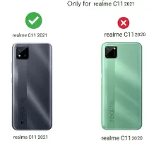 Coverblack Waterproof Rubber Back Cover For Realme Rmx3231 , C11 2021Transparent Totu-thumb3