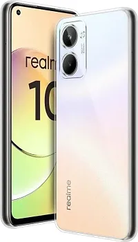 Coverblack Dual Protection Silicon Back Cover For Realme Rmx3630 ,Realme 10Transparent Totu-thumb2