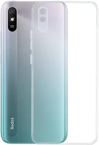 Coverblack Dual Protection Silicon Back Cover For Mi Redmi 9A SportTransparent Totu-thumb4