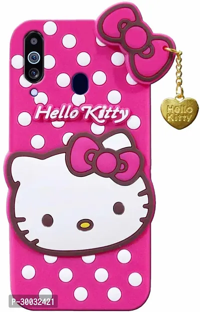 Coverblack Dual Protection Rubber Back Cover For Oppo A31Hello Kitty Pink