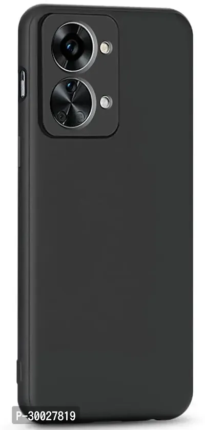 Coverblack Hybrid Tpu Rubber Back Cover For Oneplus Nord 2T 5GBlack-thumb2