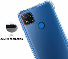 Coverblack Waterproof Rubber Back Cover For Redmi 9 ActivTransparent-thumb2