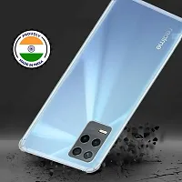 Coverblack Dual Protection Rubber Back Cover For Realme 8 5GTransparent-thumb3