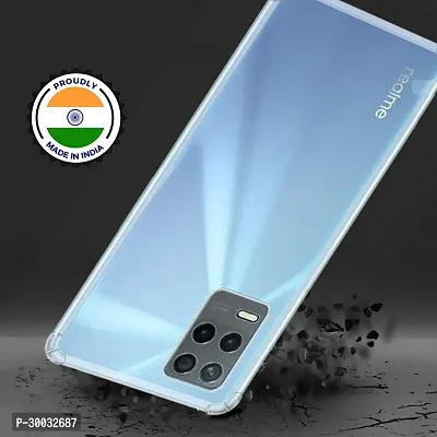 Coverblack Dual Protection Rubber Back Cover For Realme 8 5GTransparent-thumb4