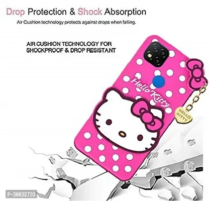 Coverblack Waterproof Rubber Back Cover For Redmi 9 ActivPink-thumb3