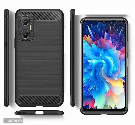 Coverblack Cases With Holder Rubber Back Cover For Infinix X666 , Hot 20 5GBlack-thumb2