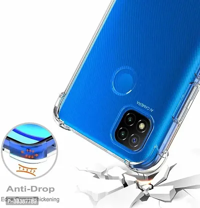 Coverblack Flexible Rubber Back Cover For Redmi 9CTransparent-thumb5