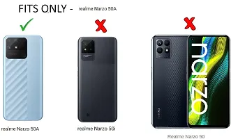 Coverblack Grip Case Silicon Back Cover For Realme Rmx3430 , Narzo 50ATransparent-thumb2