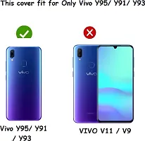 Coverblack Waterproof Silicon Back Cover For Vivo 1814 , Vivo_ Y93Dark Pink-thumb3