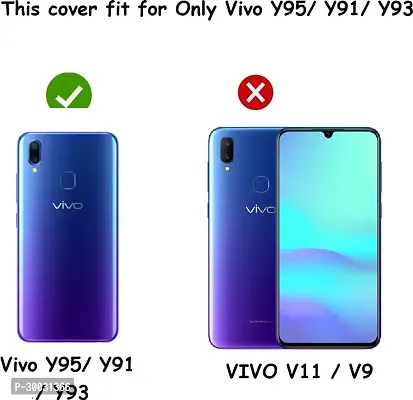 Coverblack Waterproof Silicon Back Cover For Vivo 1814 , Vivo_ Y93Dark Pink-thumb4