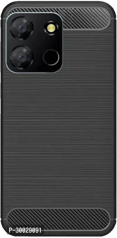 Coverblack Shock Proof Silicon Back Cover For Itel A663L , Aura 05IBlack-thumb2