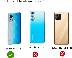 Coverblack Magnetic Case Artificial Leather,Rubber Flip Cover For Infinix Hot 11SNavy Blue-thumb3