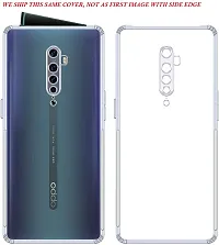 Coverblack Flexible Rubber Back Cover For Oppo Reno 2Transparent-thumb1