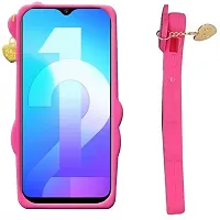 Coverblack Flexible Rubber Back Cover For Oppo Realme 1Attactive Pink-thumb4