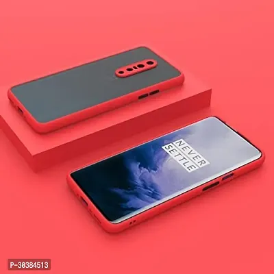 Coverblack Grip Case Aramid Fiber Back Cover For Oneplus 7 ProAttractive Red-thumb4