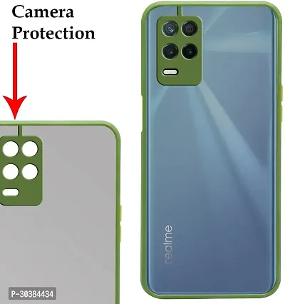 Coverblack Rugged Armor Polycarbonate Back Cover For Realme Rmx3081 ,Realme 8ProGuava Green-thumb4