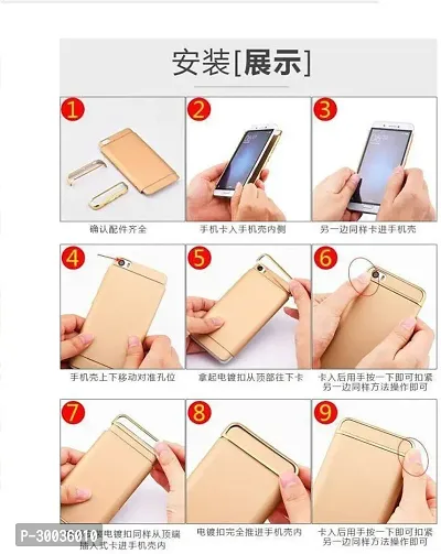 Coverblack Grip Case Plastic Back Cover For Huawei Honor 9NLldal20Golden-thumb4