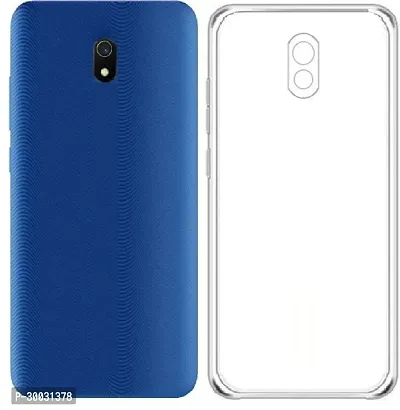 Coverblack Shock Proof Silicon Back Cover For Itel A23 2019 ModelTransparent-thumb0