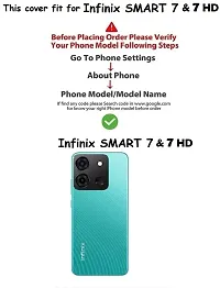 Coverblack Magnetic Case Artificial Leather,Rubber Flip Cover For Infinix X6516 , Smart 7 HdBlue-thumb3