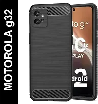 Coverblack Dual Protection Rubber Back Cover For Motorola G32Black-thumb4