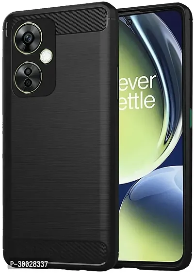 Coverblack Waterproof Silicon Back Cover For Oneplus Cph2467 , Nord Ce3 LiteBlack-thumb0