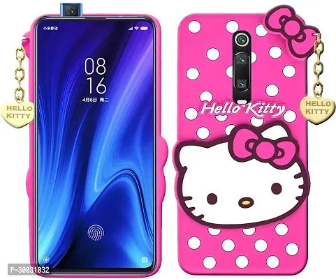 Coverblack Flexible Silicon Back Cover For Mi K20Attactive Pink-thumb2