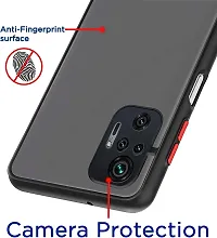 Coverblack Camera Bump Protector Polycarbonate Back Cover For Redmi Note 10 ProBlack Smoke-thumb4