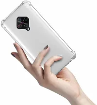 Coverblack Flexible Rubber Back Cover For Vivo S1Pro Vivo 1920Transparent-thumb1