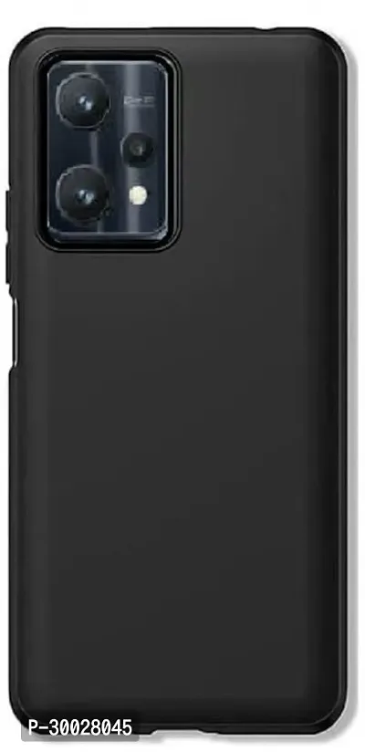 Coverblack Waterproof Rubber Back Cover For Realme Rmx3516 , Narzo 50A PrimeBlack