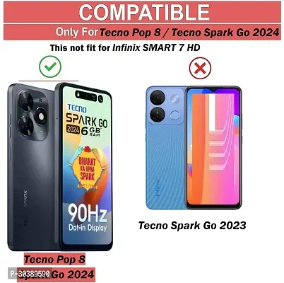 Coverblack Magnetic Case Silicon Back Cover For Tecno Spark Go 2024Transparent Totu-thumb4