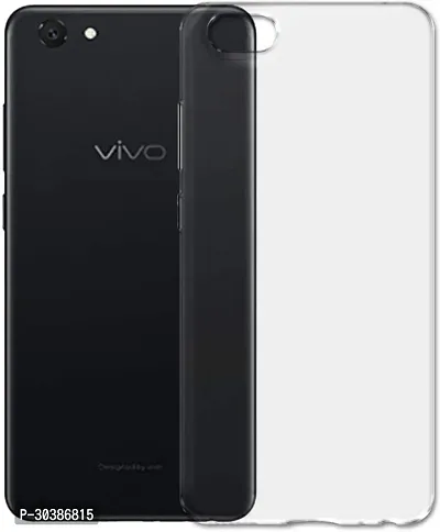 Coverblack Flexible Rubber Back Cover For Vivo Y71 , Vivo 1724 , Y71ITransparent