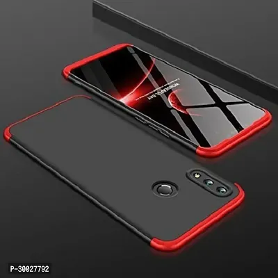 Coverblack Dual Protection Plastic Back Cover For Realme 3I Rmx1827Black,Red-thumb4