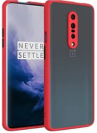 Coverblack Grip Case Aramid Fiber Back Cover For Oneplus 7 ProAttractive Red-thumb1