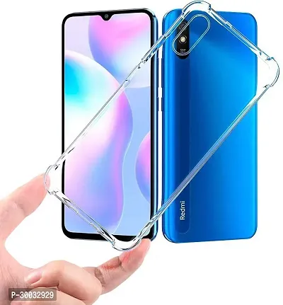 Coverblack Waterproof Rubber Back Cover For Mi Redmi 9ATransparent Totu-thumb2