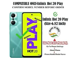 Coverblack Flexible Silicon Back Cover For Infinix Hot 20 PlayAttactive Pink-thumb2