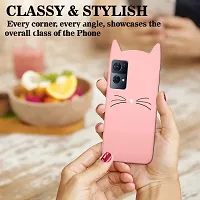 Coverblack Dual Protection Rubber Back Cover For Oppo Reno 7 Pro 5GBaby Pink-thumb4