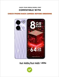 Coverblack Dual Protection Silicon Back Cover For Itel A662Lm , A60 , A60S , A662LTransparent Totu-thumb3