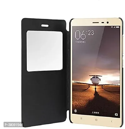 Coverblack Dual Protection Artificial Leather,Plastic Flip Cover For Huawei Nova 2I , Mate 10LiteBlack-thumb3