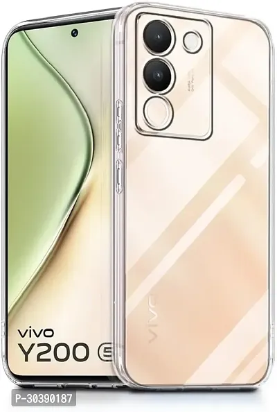 Coverblack Magnetic Case Silicon Back Cover For Vivo V2307 , Vivo_Y200 5GTransparent Totu-thumb2