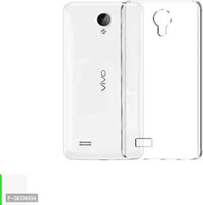 Coverblack Shock Proof Rubber Back Cover For Vivo Y21 , Vivo Y21LTransparent-thumb0