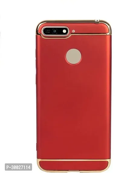 Coverblack Dual Protection Plastic Back Cover For Oppo Cph1809 (Oppo A5)Red-thumb2