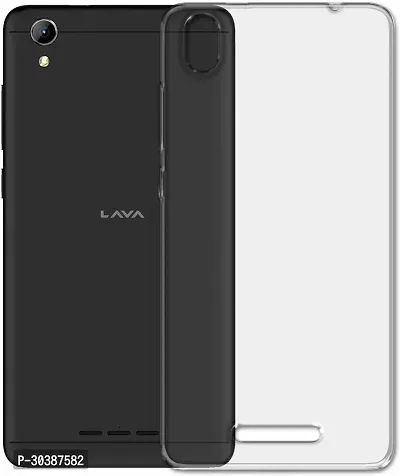 Coverblack Waterproof Rubber Back Cover For Lava Z60Transparent Totu