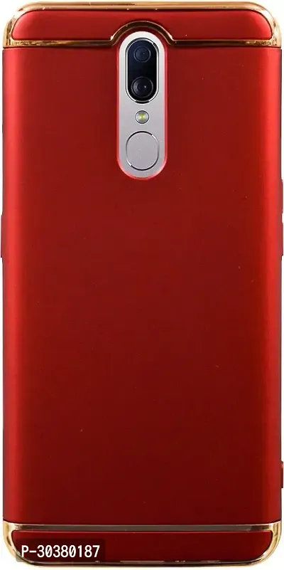 Coverblack Grip Case Plastic Back Cover For Oppo Cph1911Oppo F11Red-thumb0