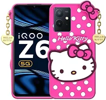 Coverblack Flexible Rubber Back Cover For Vivo Y75 5GAttactive Pink-thumb1