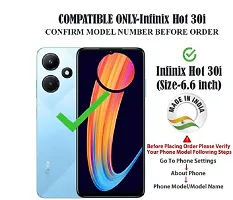 Coverblack Flexible Rubber Back Cover For Infinix Hot 30ITransparent-thumb3