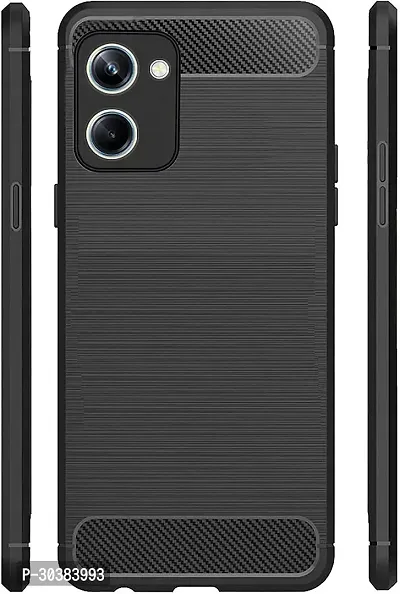 Coverblack Dual Protection Rubber Back Cover For Realme Rmx3660 , 10Pro 5GBlack