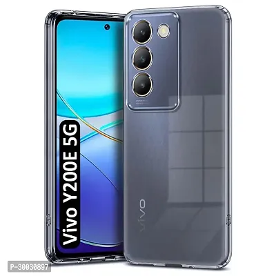 Coverblack Soft Rubber Back Cover For Vivo V2334 , Vivo T35GTransparent-thumb2