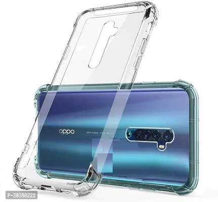 Coverblack Dual Protection Rubber Back Cover For Oppo Reno2Cph1907Transparent-thumb2