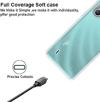 Coverblack Grip Case Silicon Back Cover For Itel A661L ,Itel A49Transparent-thumb2